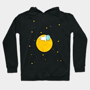 Cat And Moon Hoodie